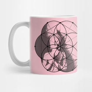 Buddha flower of life Mug